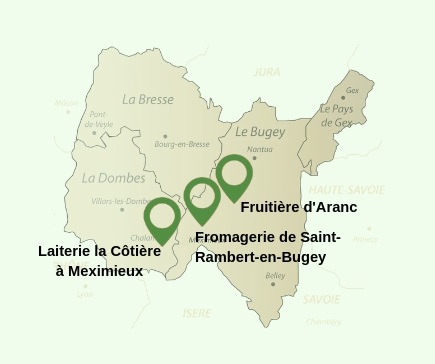 




La Laiterie la Côtière rachète la Fruitière d'Aranc et la Fromagerie de Saint-Rambert-en-Bugey !

